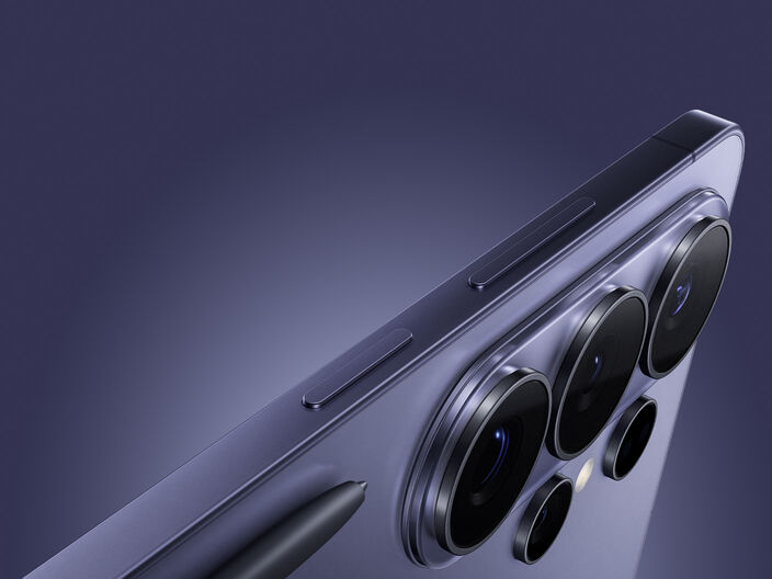 samsung s26 ultra device on a purple background